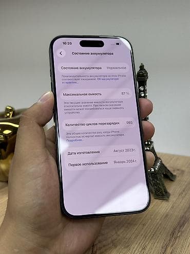 айфон америка: IPhone 15 Pro, Новый, 256 ГБ, Black Titanium, 87 % — 5