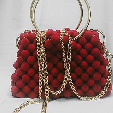 Клатч, Материал: Бусины, Женские, Новый