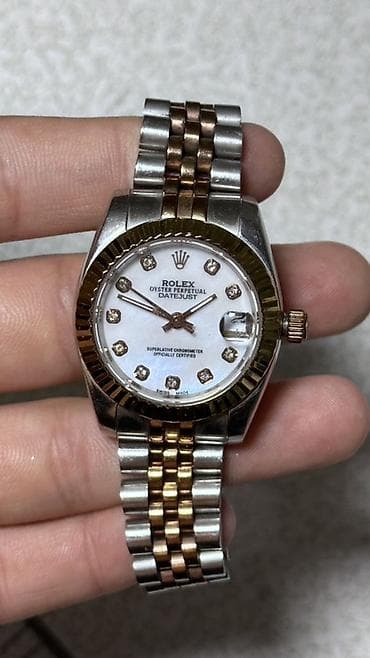 Аксессуары: Классические часы часы, Rolex, Швейцария, Оригинал, Женские, Б/у — 2