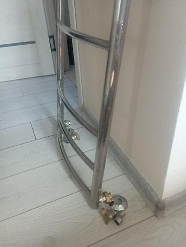 сушка: Полотенцесушитель водяной из нержавеющей стали размер ширина 50см — 4