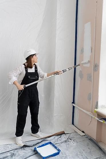 Малярные работы для квартир, домов и офисов - Покраска стен и