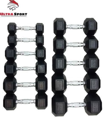 Резиновые гантели 🟨 ▫️высококачественные ▫️заводские ▫️прорезиновые