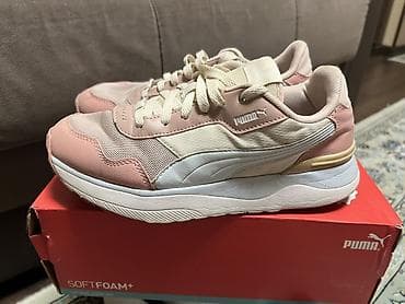 puma кроссовки женские: Кроссовки, 38, 38.5, Puma, Б/у, цвет - Розовый, Самовывоз — 1