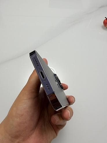 iphone 12 pro ma: IPhone 14 Pro, Б/у, 128 ГБ, Deep Purple, Кабель, 81 % — 8