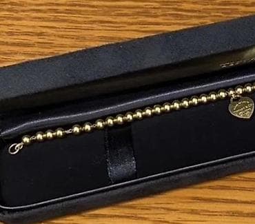 Браслет Tiffany & Co. Beads с подвеской-сердцем золото 585 пробы — 2