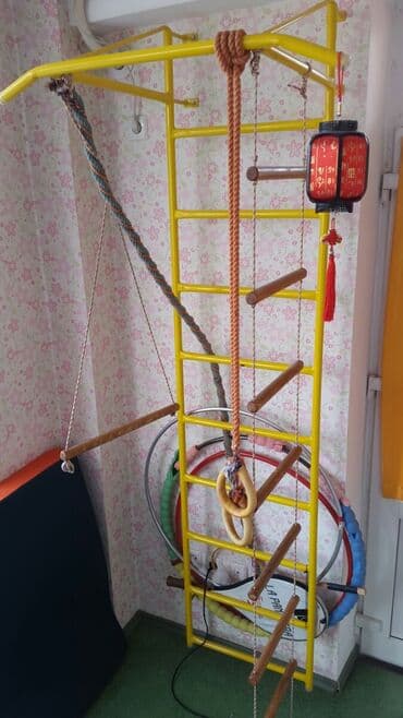 купить беговую дорожку в польше бу: Шведская стенка, в отличном состоянии! Размеры лестницы В:230см — 2