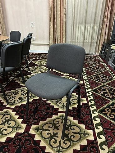 стульчики: Офисный стул, цвет - Серый, Железо — 2