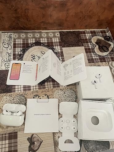 микрофон с колонкой: Apple AirPods Pro (2‑го поколения) с зарядным кейсом MagSafe Оргинал — 5