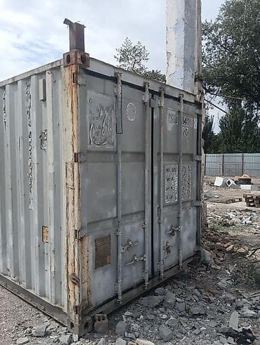 бытовку: Морской контейнер 40 футов (High Cube, ориентир по маркировке 2.6 m / — 2