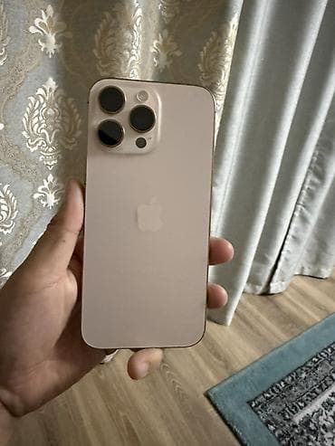 айфон 16 e: IPhone 16 Pro Max, Б/у, 512 ГБ, Desert Titanium, Защитное стекло, Коробка, 89 % — 2