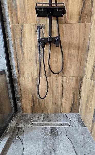 ремонт гидроскутеров: Современная отделка санузла «под ключ» - Стиль: минимализм, сочетание — 9