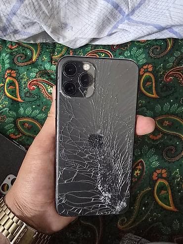 моющий пылесос для авто: IPhone 11 Pro, Б/у, 256 ГБ, Черный, Кабель, 73 % — 4