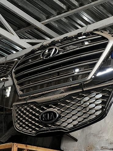 к7: Решетка радиатора Hyundai 2018 г., Б/у, Оригинал — 1