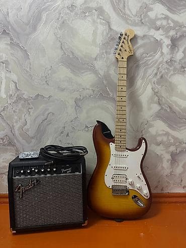🎸 Fender Squier Stratocaster + усилитель Fender — готовый комплект