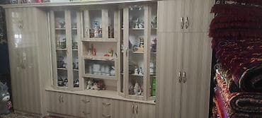 стенка белый: Стенка-шкаф, Тип стенки-шкафа: Модульная, Для зала, Особенности: С отделением под телевизор — 3
