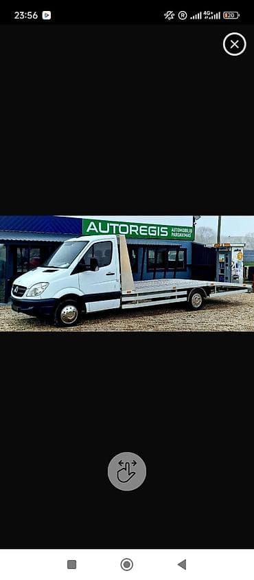 Эвакуатор, Mercedes-Benz, Ломаная