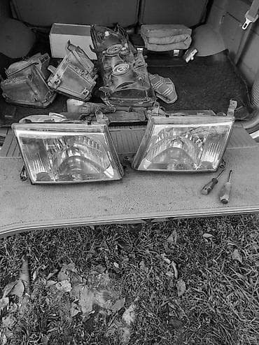 Комплект передних фар Toyota 2002 г., Б/у, Оригинал, Япония