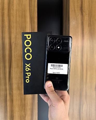Poco X6 Pro, Б/у, 256 ГБ, цвет - Черный, 2 SIM