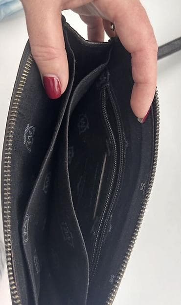 сумка мектепке: Massimo Dutti клатч Состояние новый Толстая плотная кожа Можно и — 8