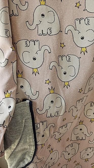 теплые туники: Домашнее платье/туника Danne-Chiu - Цвет: пудрово-розовый. - Принт — 3