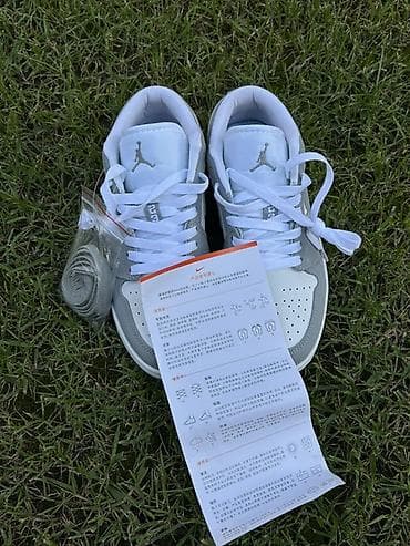 jordan nike: Кроссовки, 38, 37.5, Nike, Новый, цвет - Серый, Платная доставка, Самовывоз — 3