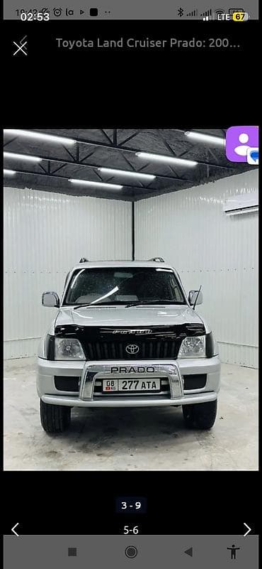 мотор 2 5 дизель: Toyota Land Cruiser Prado: 2002 г., 3.4 л, Автомат, Бензин, Внедорожник — 1