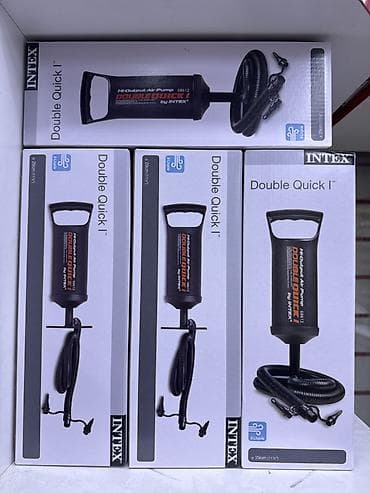 матрас тошок: Ручной насос Intex Double Quick I (68612) - Тип: двухходовой ручной — 1