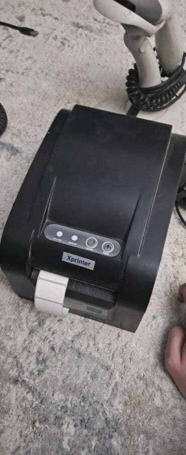 лента для принтера: Xprinter XP-350B поддерживает рулон до 82мм для этикеток и штрихкодов — 1