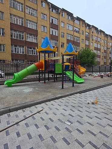 пластиковый домик: Детская площадка Для улицы, Новый — 2