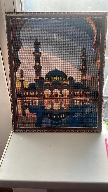 Картина «Мечеть у воды» в технике алмазной мозаики. Подойдёт в любой