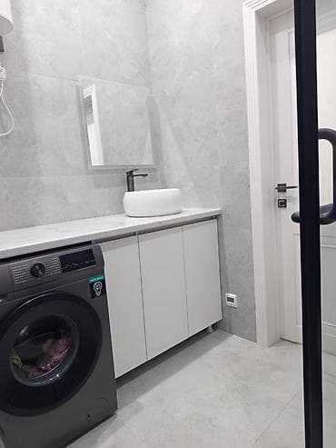 аламедин евроремонт: 2 комнаты, 62 м², Аламедин-1 мкр Элитка, 6 этаж, Евроремонт — 9