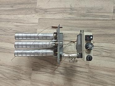 теплогенератор: Газовый блок горелок с автоматикой Описание: - Трёхтрубная — 1