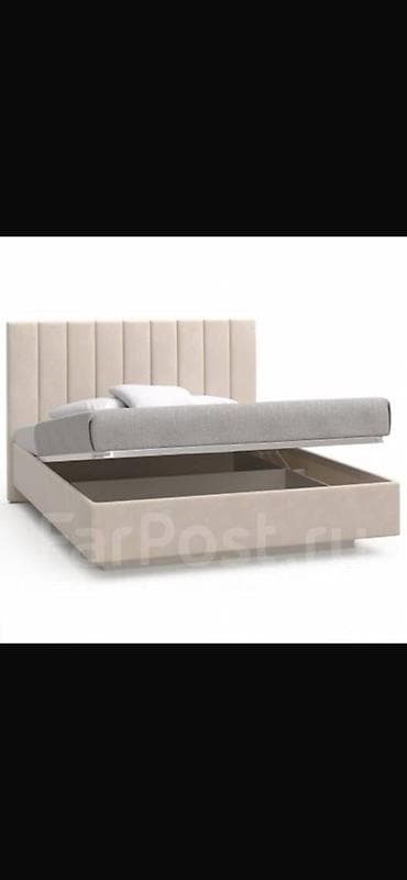 Кровати: Двуспальная кровать, С ящиком для хранения, длина - 200 см — 1