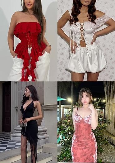 Повседневное платье, Китай, Лето, Короткая модель, M