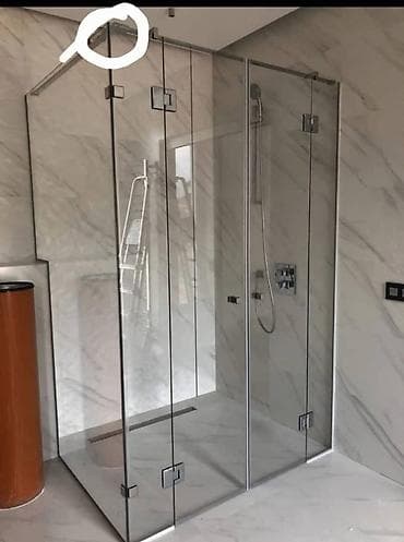 Стеклянные душевые ограждения и двери под размер - Изготовление и