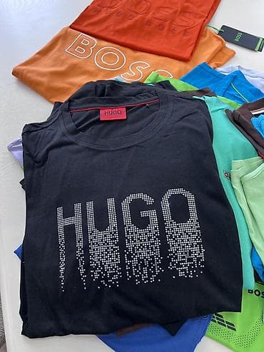 кепки boss: Мужская футболка, 2XL, Hugo Boss, Новый, цвет - Зеленый, Самовывоз, Платная доставка — 7