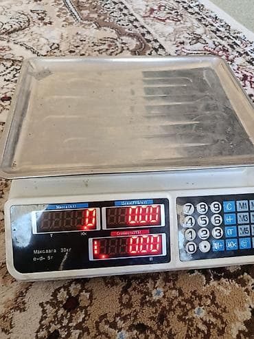 весы аптечные купить: Торговые электронные весы до 30 кг - Предел взвешивания: 30 кг - Цена — 1