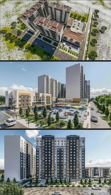 сдам дом: 3 бөлмө, 96 м², Элитка, 12 кабат, Евроремонт — 5