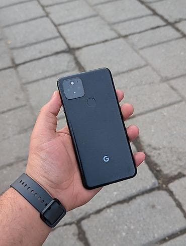 купить геймпад в бишкеке: Google Pixel 5, Б/у, 128 ГБ, цвет - Черный, 1 SIM, eSIM — 1