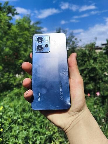 galaxy s 23: Redmi, Redmi Note 12, Б/у, 128 ГБ, цвет - Голубой, 2 SIM — 1