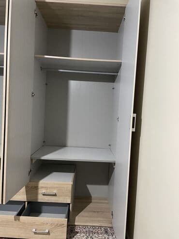 мебель гдр: Спальный гарнитур, Б/у, Двуспальная кровать, Шкаф, Тумба, МДФ, Бесплатная доставка — 4