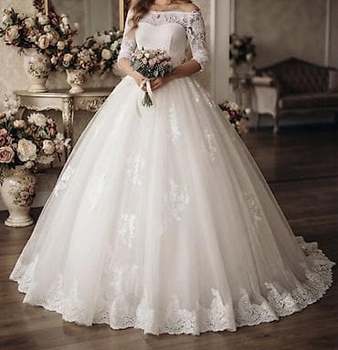 Үлпөт көйнөгү, 2XL, Прованс стиль, Ичи көрүнүп турган жеңдер, Ичиги менен, Шифон, А-силуэт, Пайеткалар, Гүлдүү элементтер, Гүлдүү торчо, Колдонулган — 2