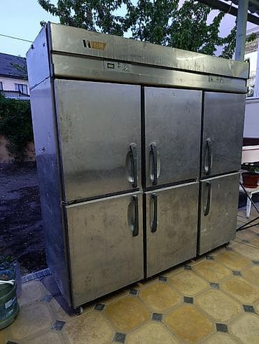 Промышленный холодильный шкаф WUJIAN, нержавеющая сталь, 6 дверей - — 1