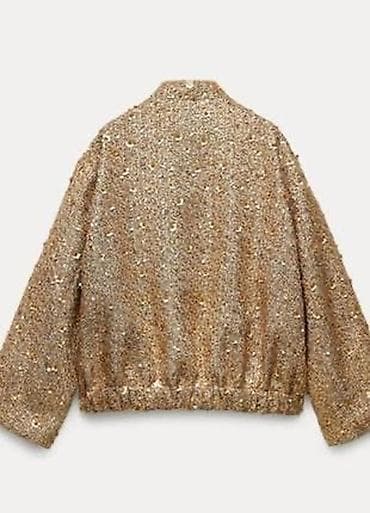 бомбер zara: Бомбер, Осень-весна, Оверсайз, S — 6