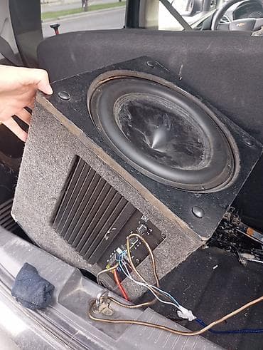 starline e96: Автомобильный сабвуфер GB Car Subwoofer VT-120X (активный) - Размер — 1