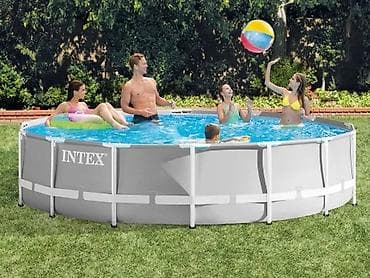 Спорт жана эс алуу: Каркасный бассейн Intex Prism Frame 427x107 см + фильтр-насос 3785 — 1