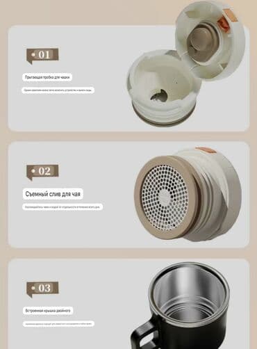 чайник термос 5 литров цена: 2 термоса лёгкие и удобные, в хорошем объеме: 1200мл. и 1000мл., тепло — 12