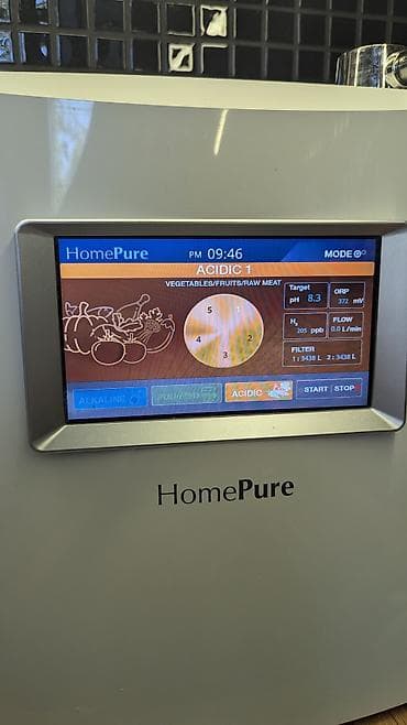 HomePure Viva — стационарный ионизатор и фильтр для воды с сенсорным — 6