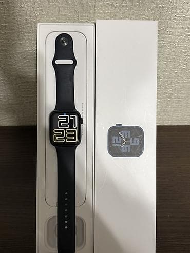 айыон 15 про макс: Apple Watch SE 2 (2023) 44 мм, корпус алюминий (черный/Space Gray) — 1