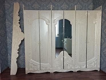 мель: Спальный гарнитур, Шкаф, цвет - Белый — 1